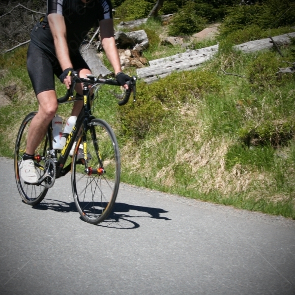 Rennrad-Surren auf dem Brocken