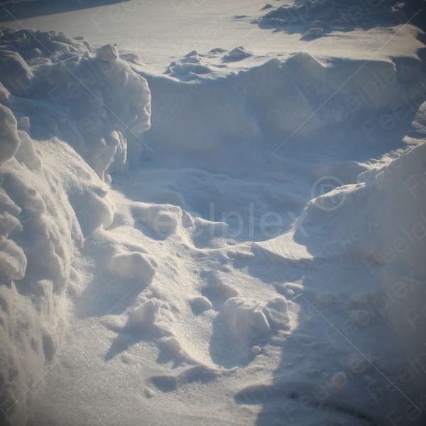 Schneeknirschgeräusche