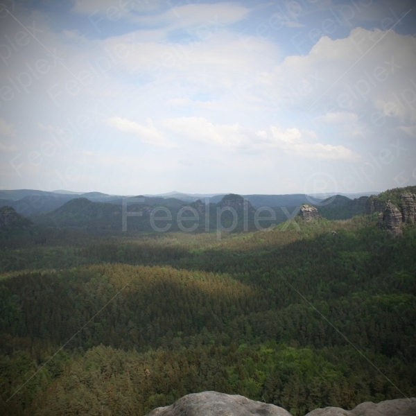 Häntzschelstiege im Elbsandsteingebirge