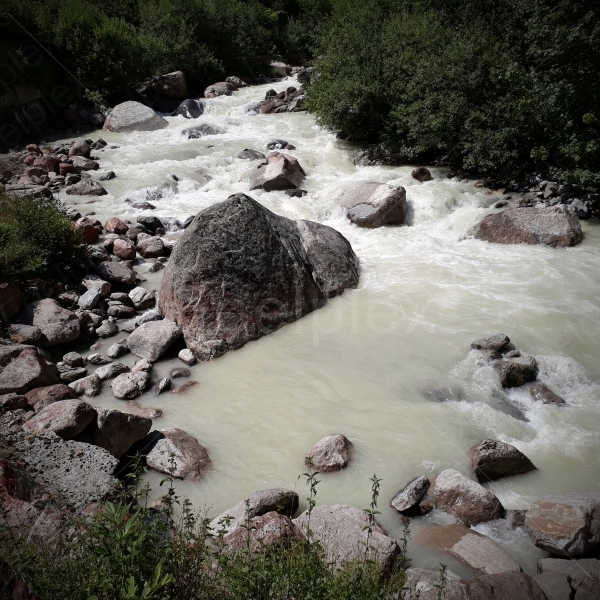 Der Fluss Torrente Anza