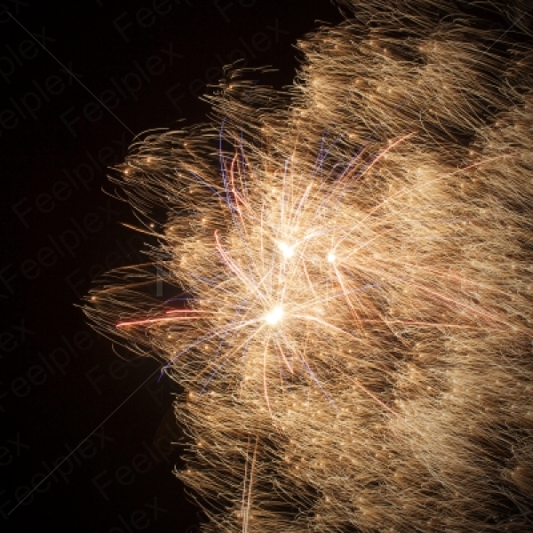 Bunte Silvesterstimmung