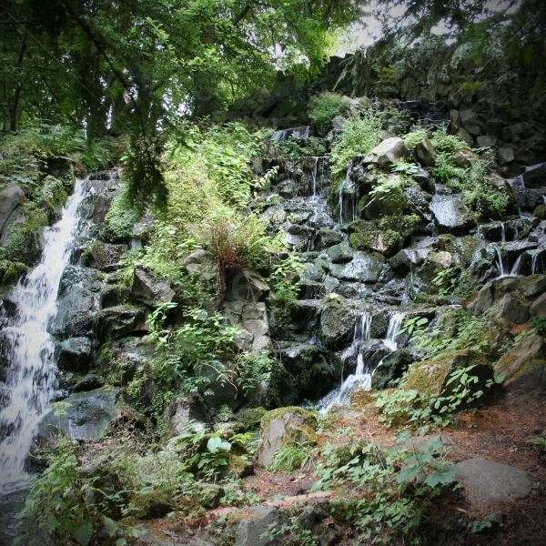 Wasserfall am Schlossteich