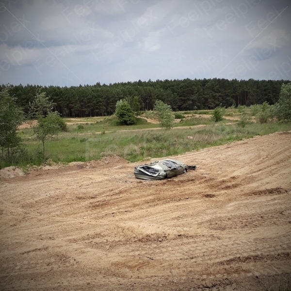 Carcrashing mit Leopard 1A3