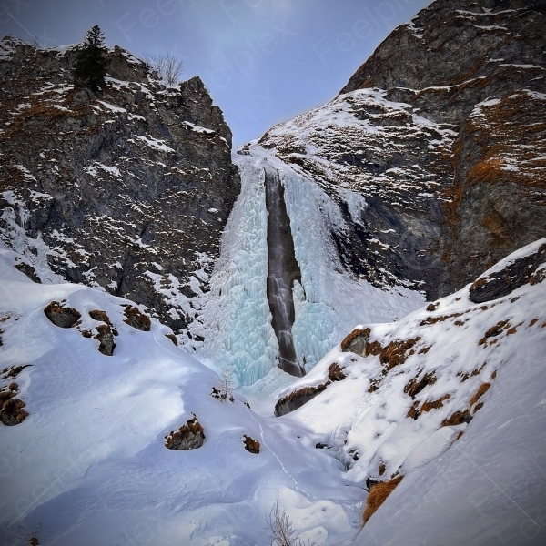 Schleierwasserfall in Hintertux