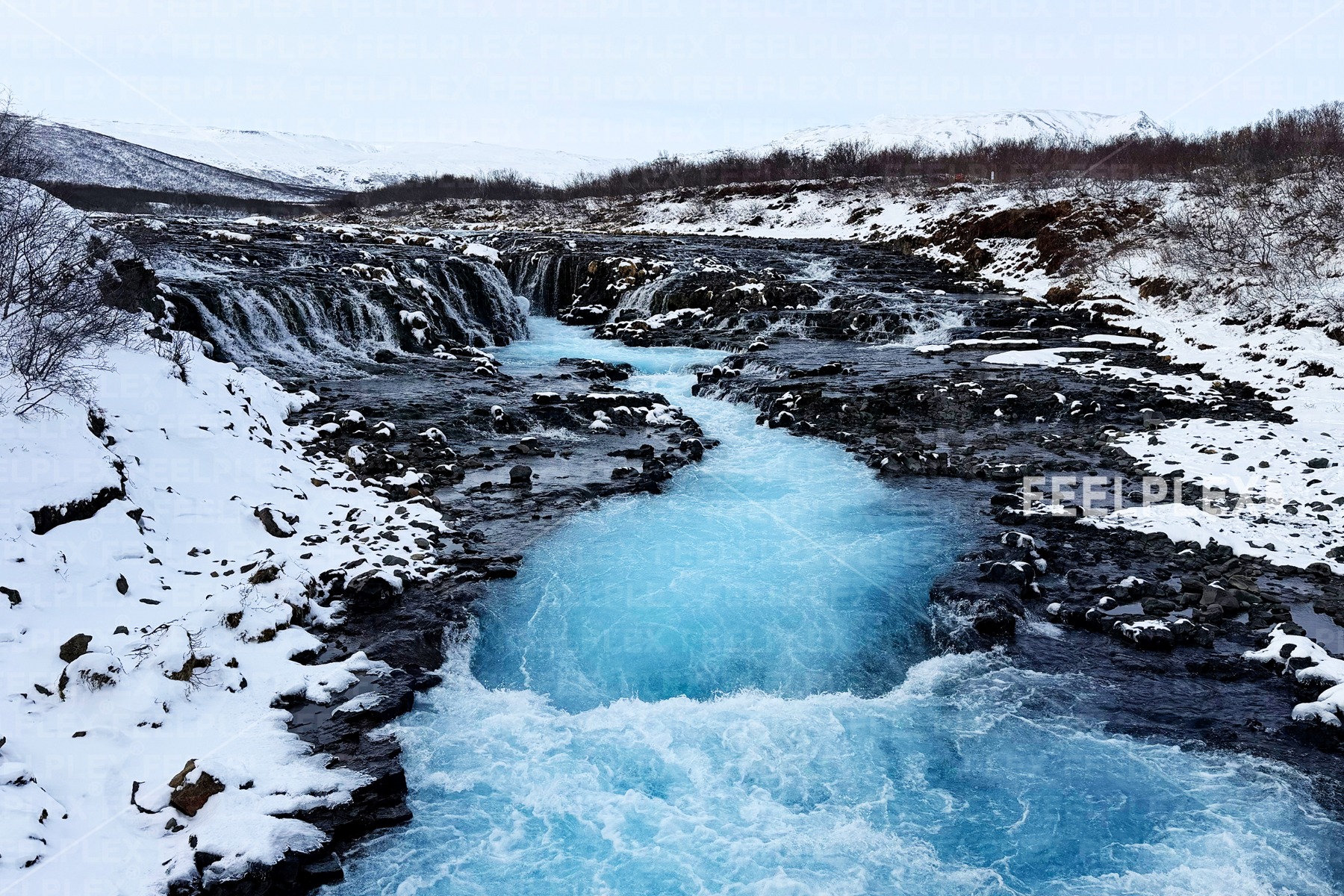 Unter der Brúarfoss-Brücke