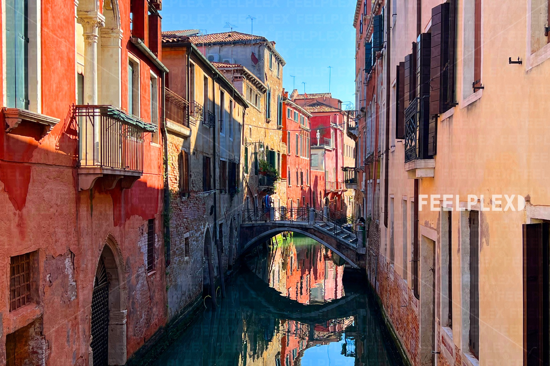 Colorful Old Town View from the Bridge