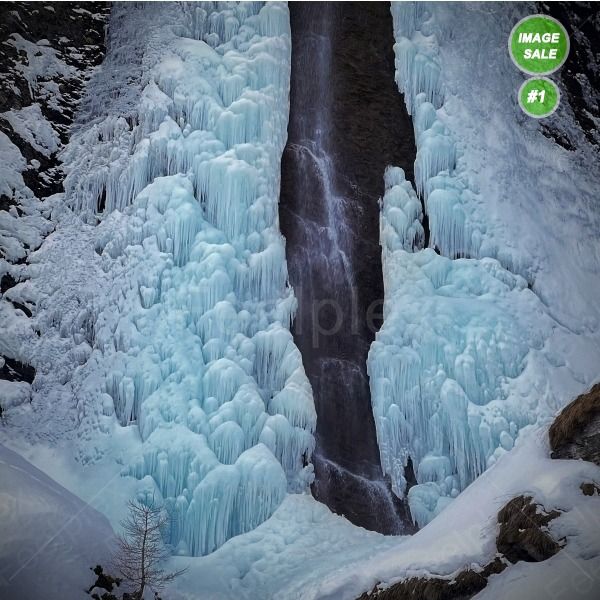 Schleierwasserfall in Hintertux