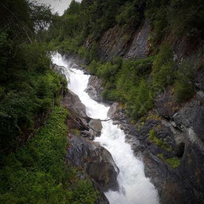 Gletscherfluss Isel Umbalfälle