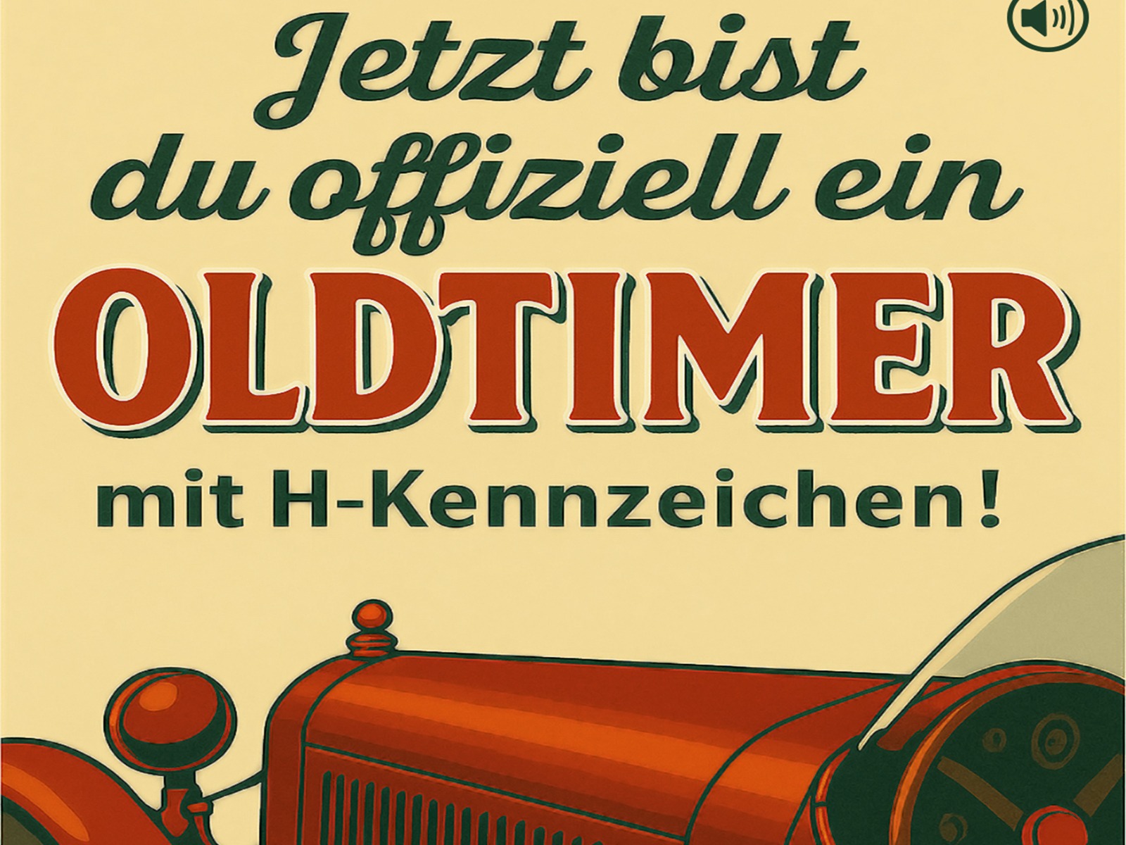 “Garage Goosebumps” | Alfa Romeo 8C 2300 MM Spyder Sound Postcard (Birthday)