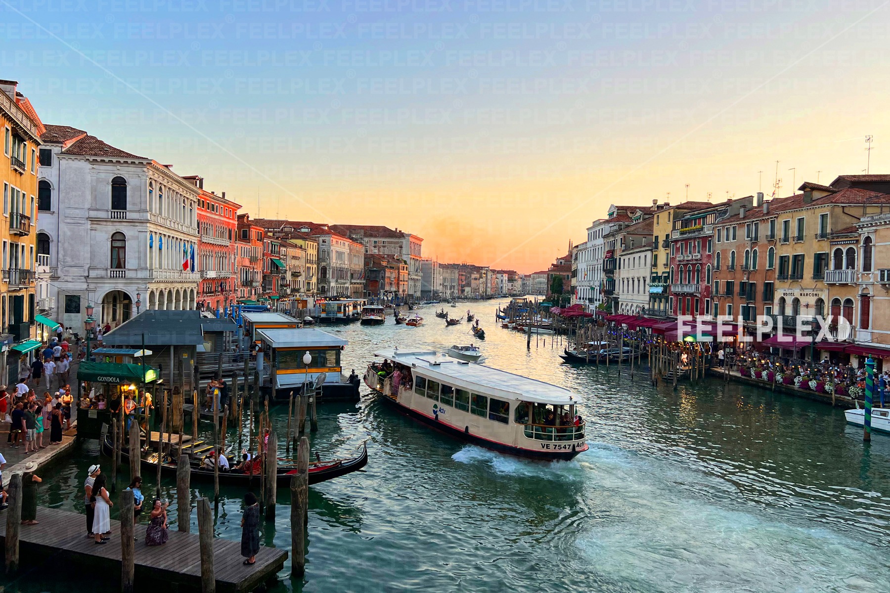 Goldlicht über dem Grand Canal