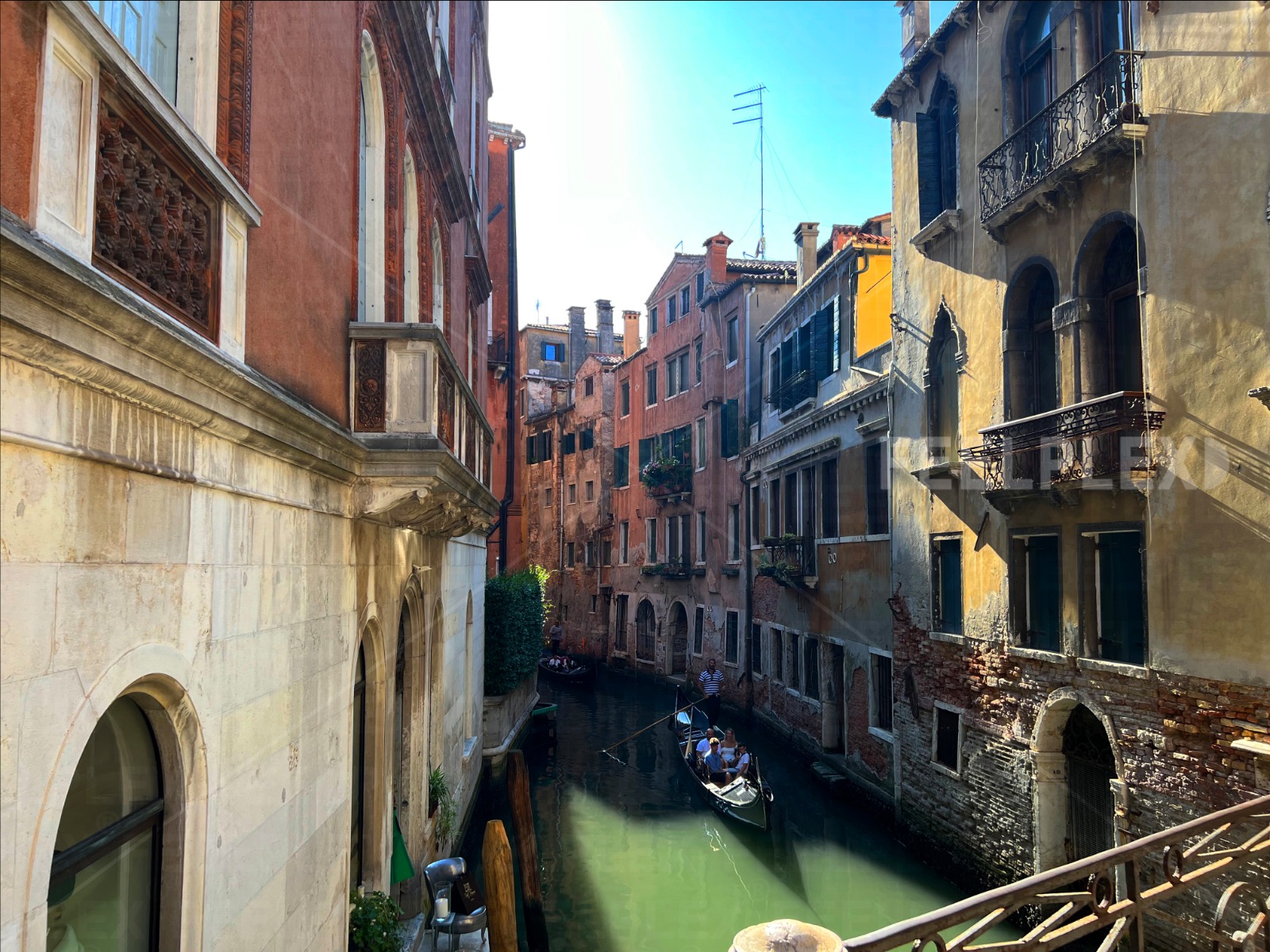 Gondola Guests in Venice Water Streets