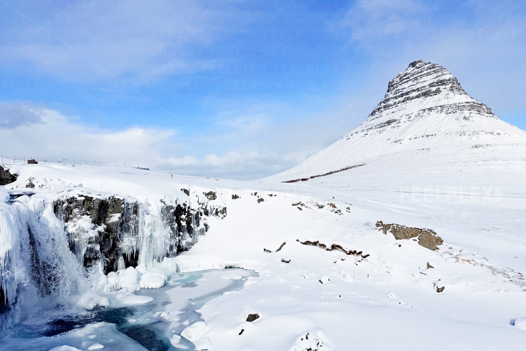 Icy Banks at Kirkjufellsfoss