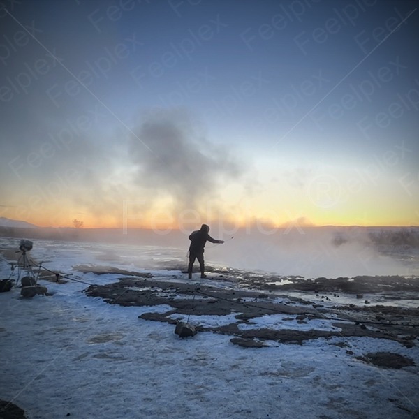Ausbruch des Strokkur-Geysirs in Island