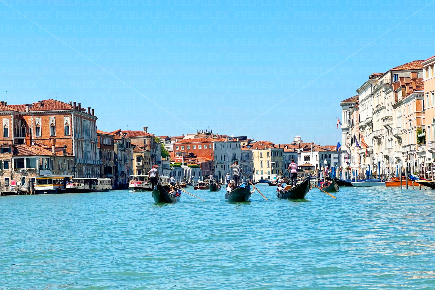 Gondeln auf dem Grand Canal