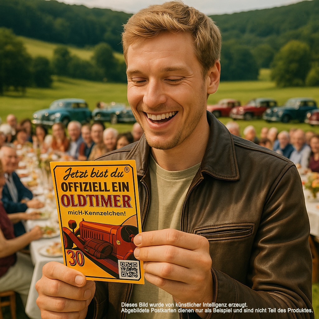 QR code sound postcard – birthday card turns into an audio moment