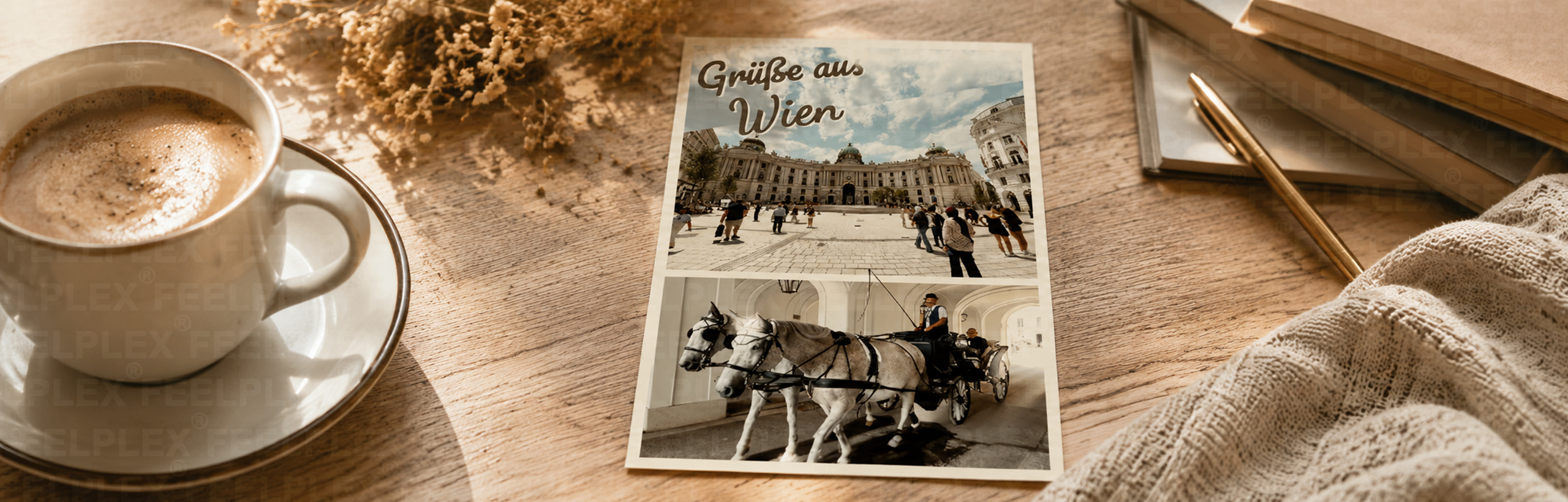 Postcards with sound experiences from Feelplex